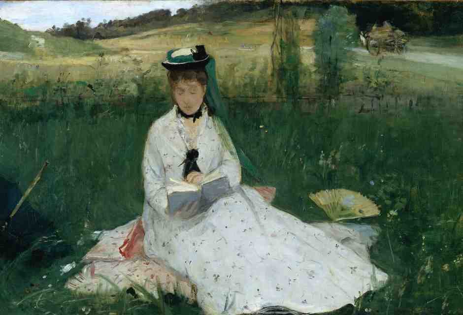 Berthe Morisot - La Lecture (1873) <br />