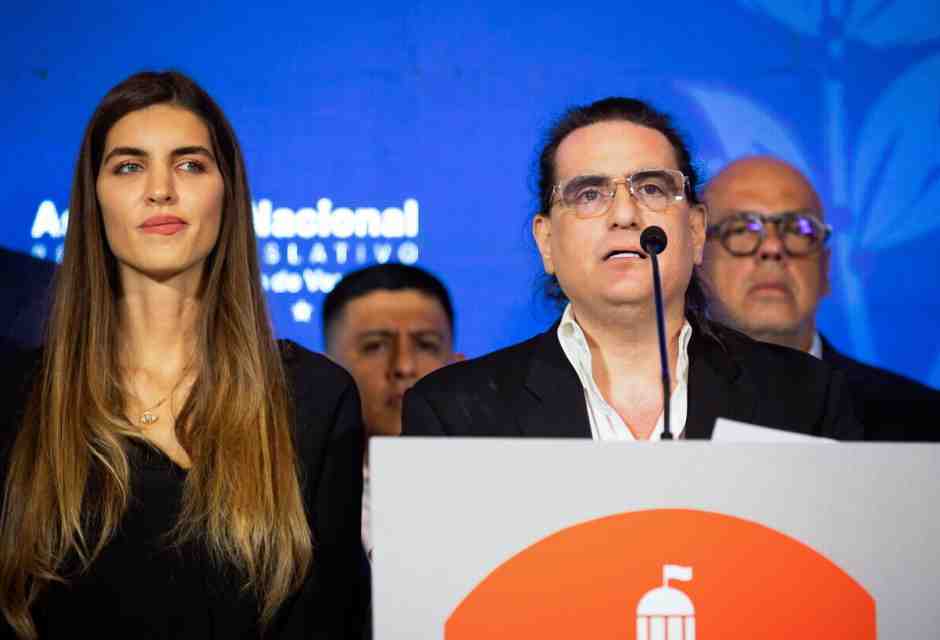 Alex Saab e sua moglie Camilla Fabbri. Foto:Ansa