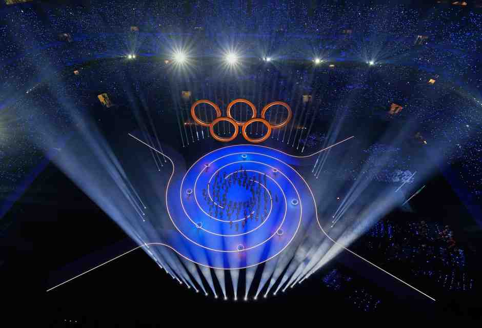 Cerimonia di inaugurazione delle Olimpiadi invernali 2026  (AP Photo/David J. Phillip)&nbsp;<br />