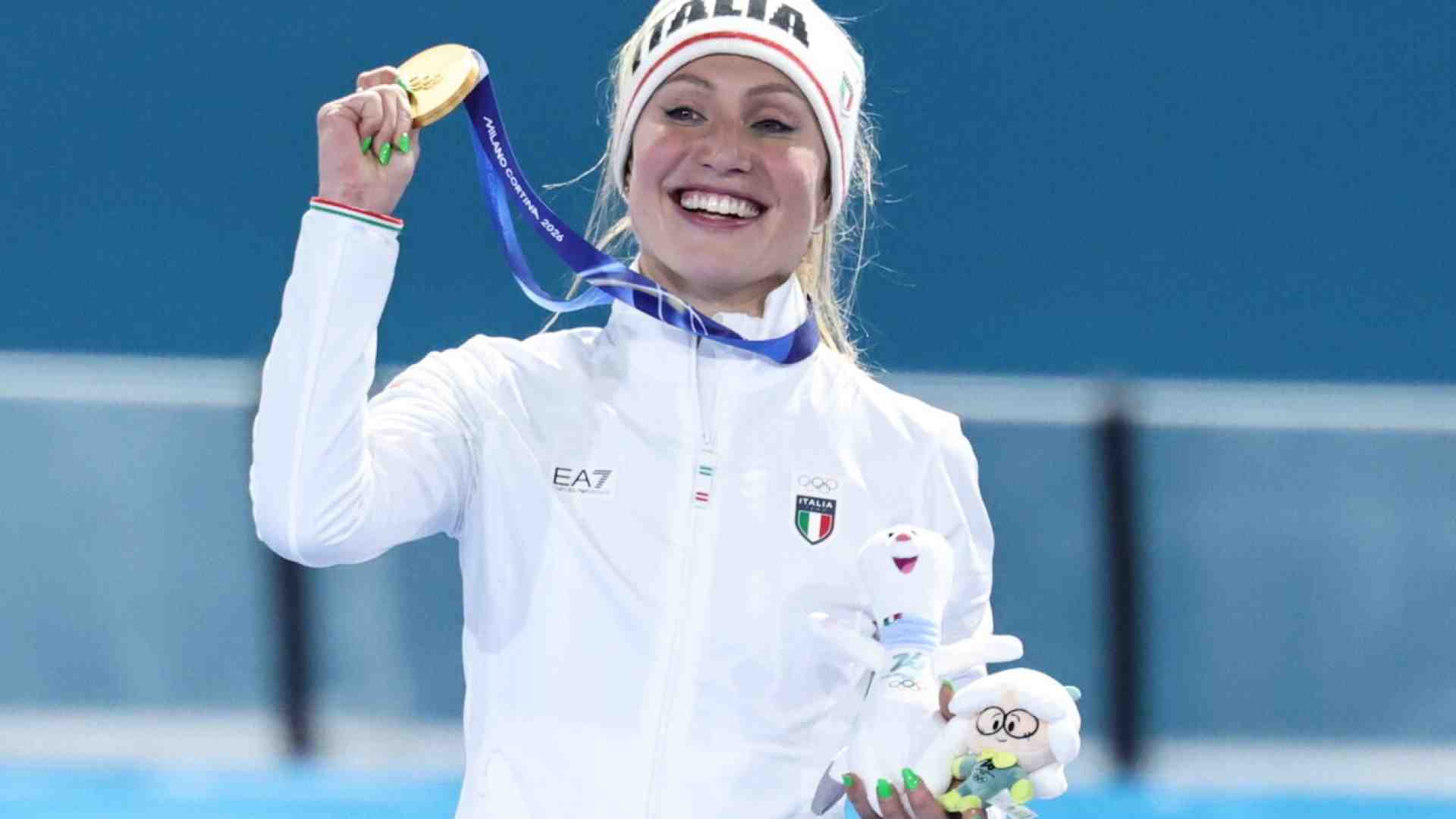 Immagine di Francesca Lollobrigida e il compleanno d’oro sul ghiaccio di Milano-Cortina 2026