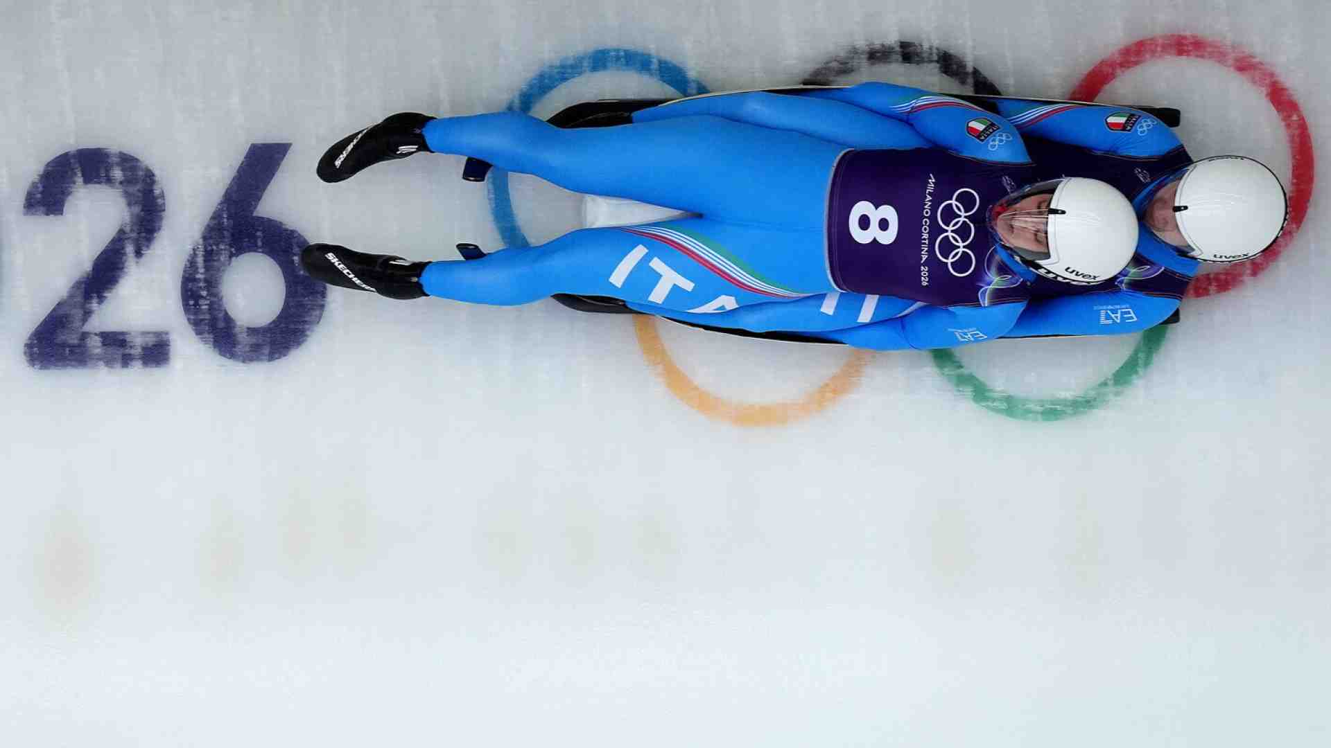 Immagine di Andrea Vötter e Marion Oberhofer hanno vinto l'oro nello slittino doppio femminile