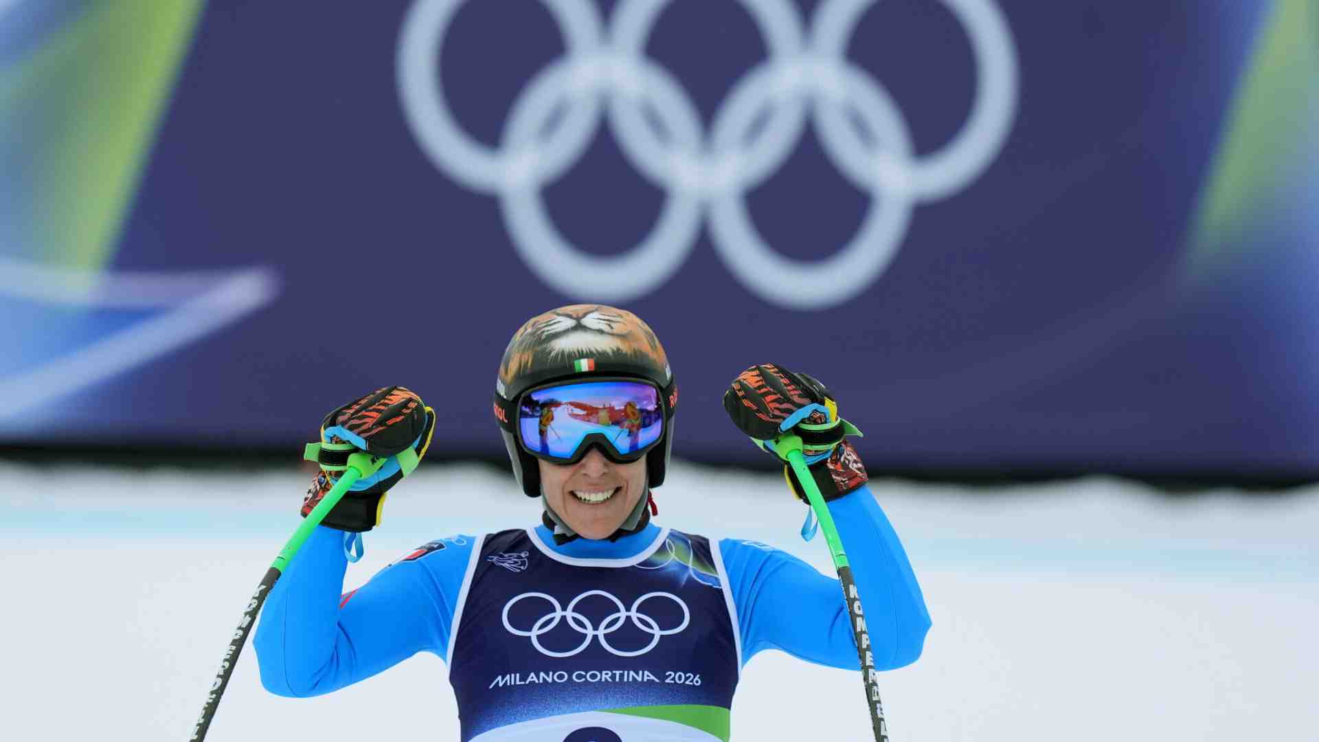 Immagine di L'oro di Federica Brignone nel Super G delle Olimpiadi di Milano-Cortina 2026