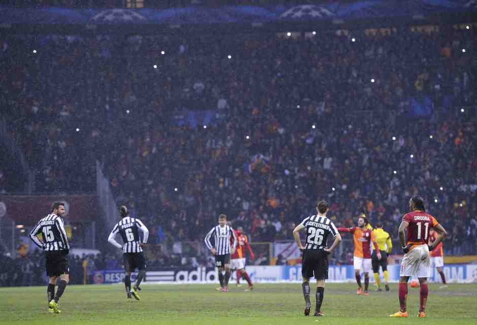 Un'immagine dell'ultima partita tra Juventus e Galatasaray, stagione 2013/14 (foto LaPresse)