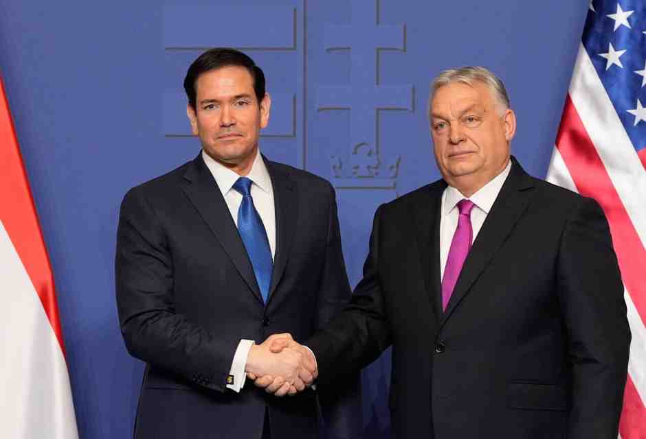 Il tuo successo è il nostro successo, dice Rubio a Orbán