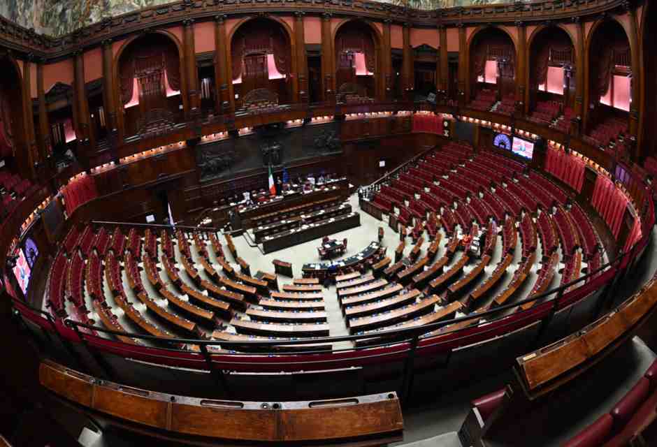 L'aula della Camera. Foto Ansa