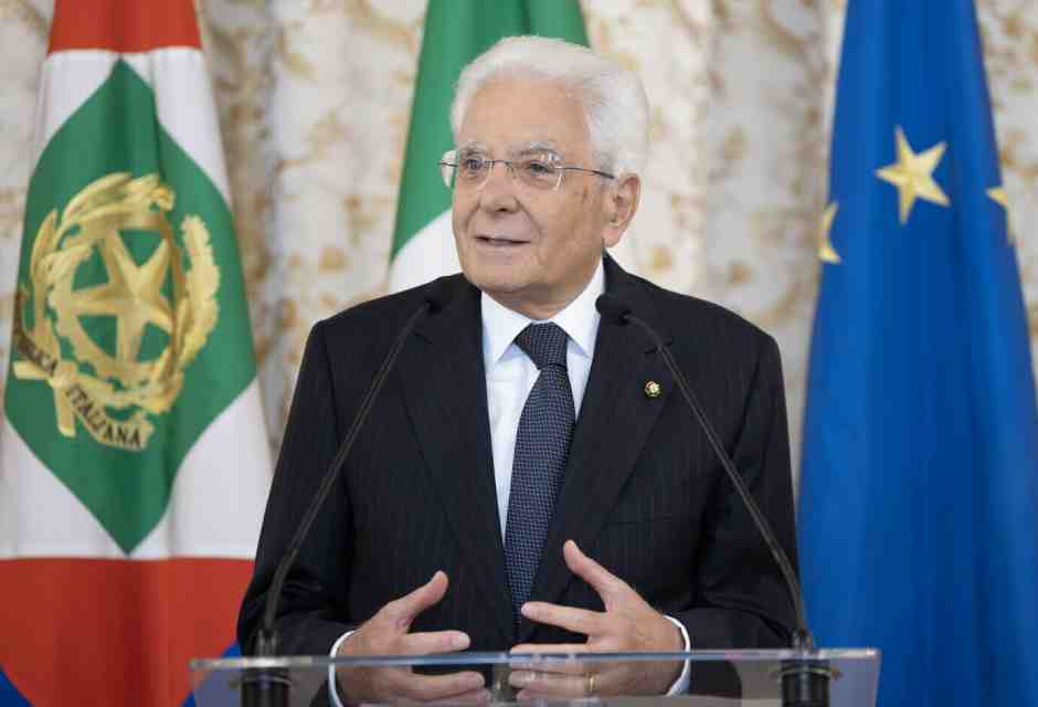 Sergio Mattarella (foto LaPresse)