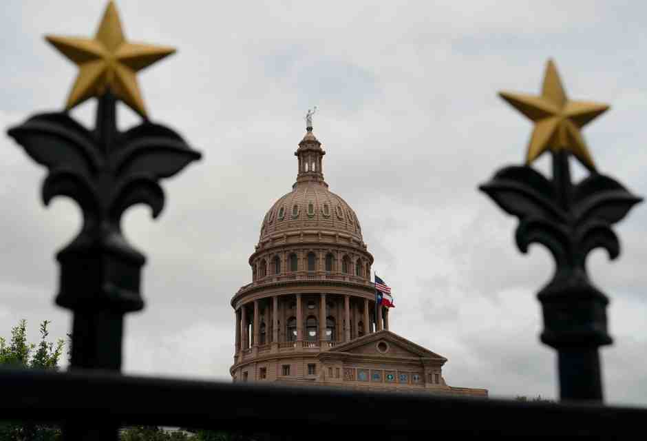 The State Capitol is seen in Austin, Texas, (AP Photo/Eric Gay, File)&nbsp;<br />