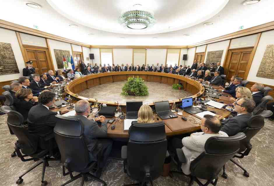 Un&rsquo;assemblea plenaria del Consiglio superiore della magistratura (foto Ansa)