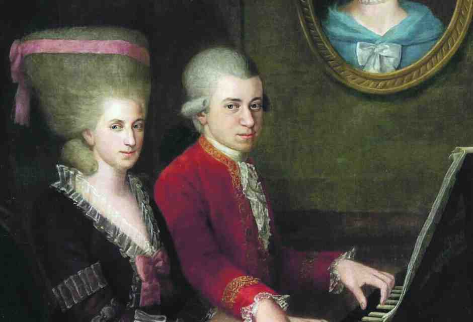 Johann Nepomuk della Croce, “Ritratto della Famiglia Mozart”, 1780-1781