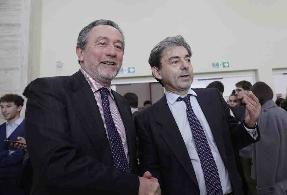 Gian Domenico Caiazza e Cesare Parodi (LaPresse)