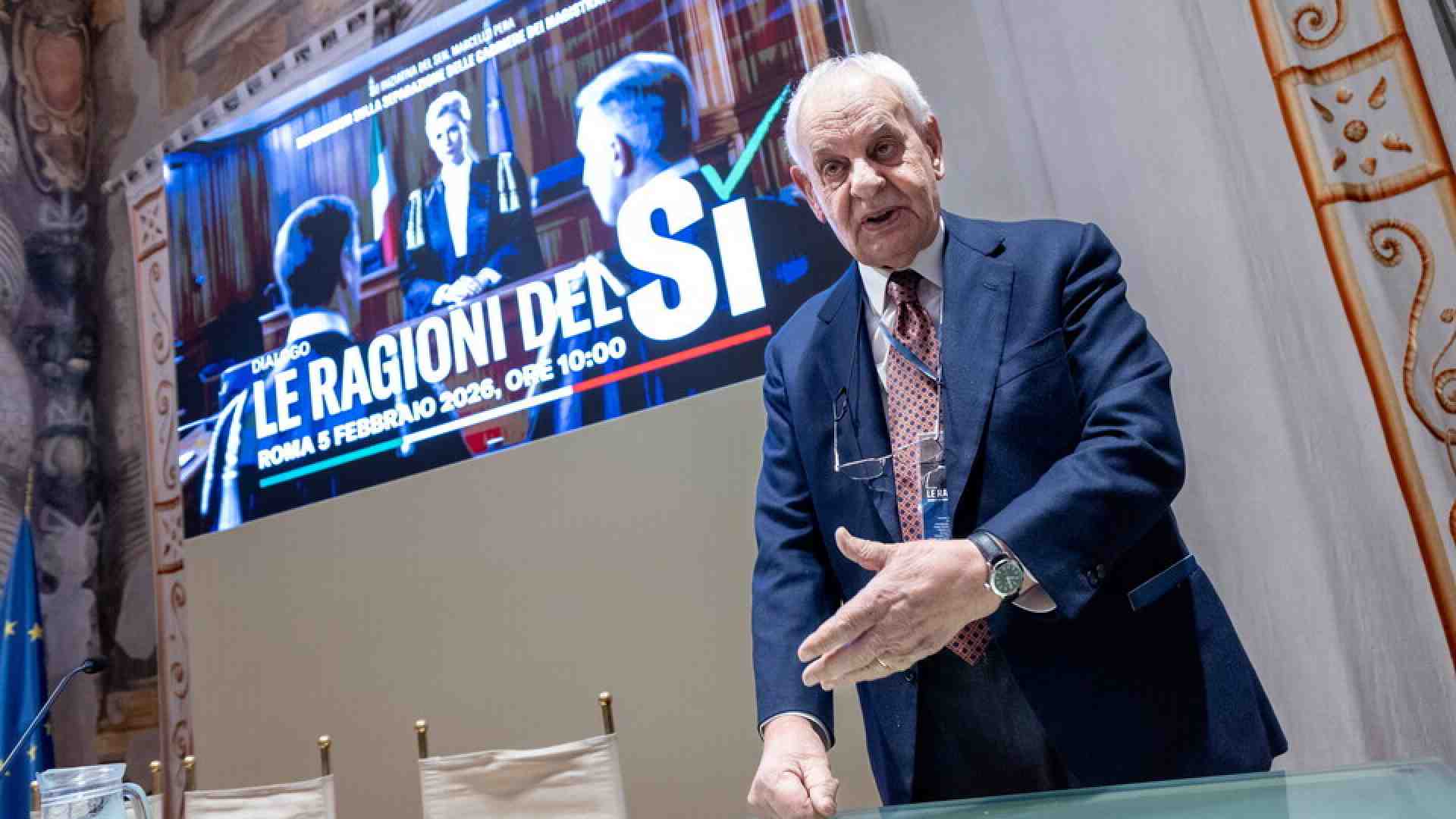 Immagine di Marcello Pera riunisce i meloniani per vincere il referendum, contro i pieni poteri dell’Anm