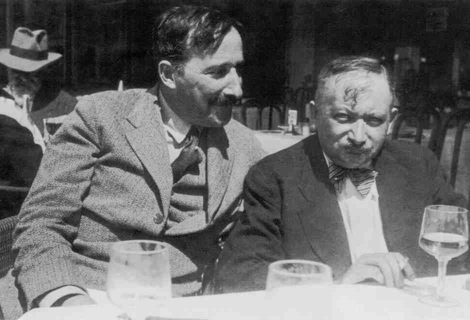 Stefan Zweig e Josef Roth (foto Getty)<br />&nbsp;
