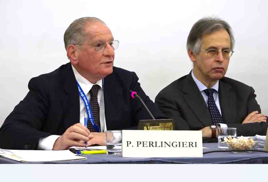 Pietro Perlingieri (screenshot da video YouTube)