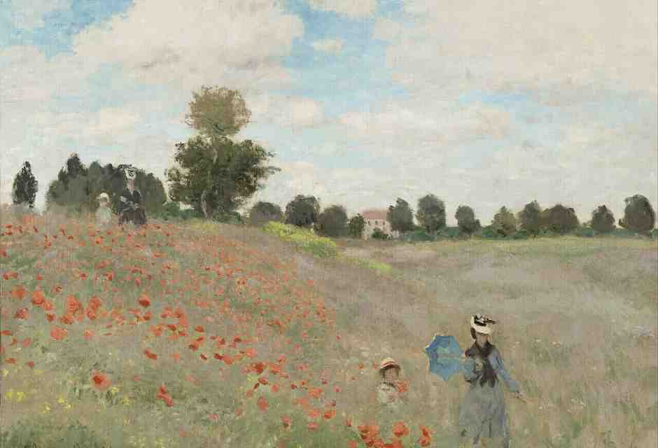 &nbsp;C. Monet, "Poppy field", 1873