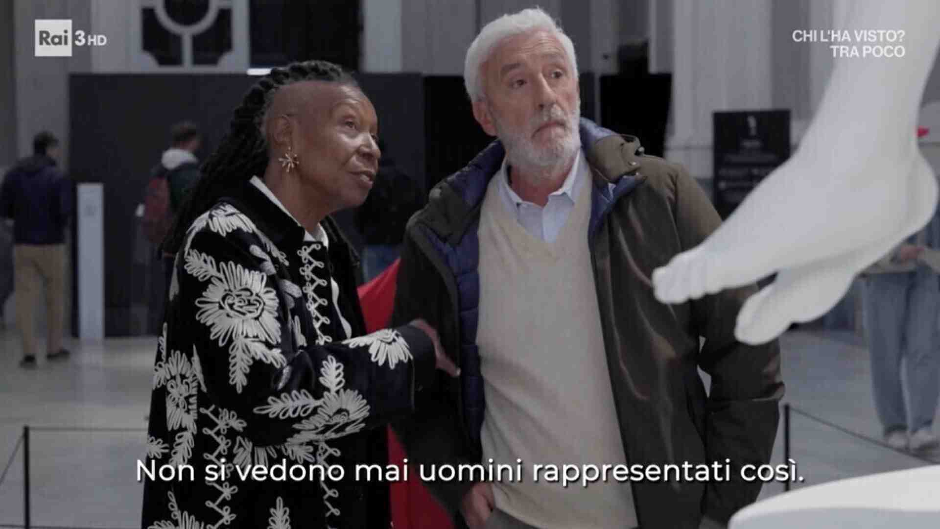 Immagine di Il saluto tra Eleonor e Raffaele in Un posto al sole