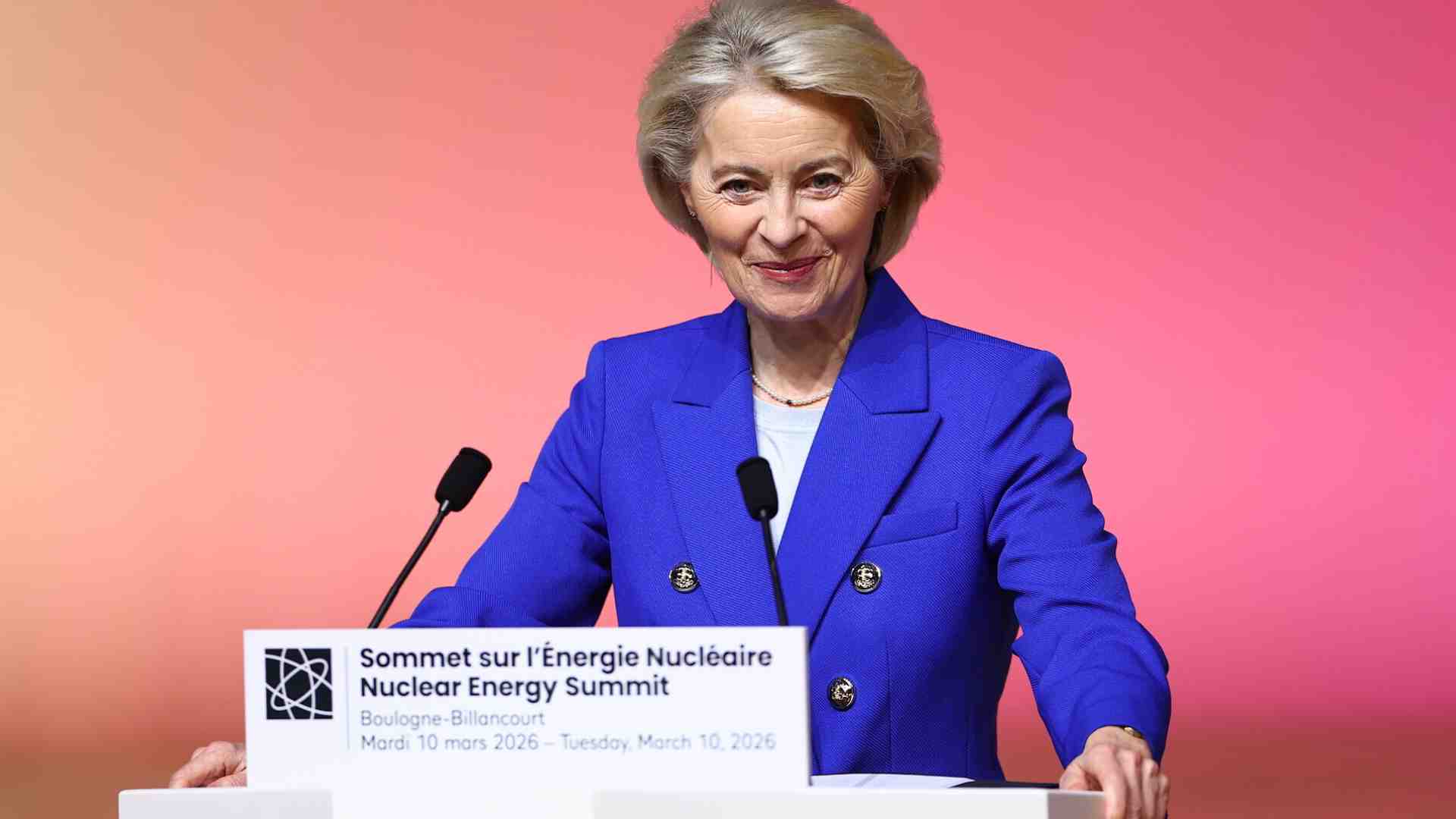 Immagine di Von der Leyen ammette l’errore del passato e si converte al nucleare civile. La prima mossa