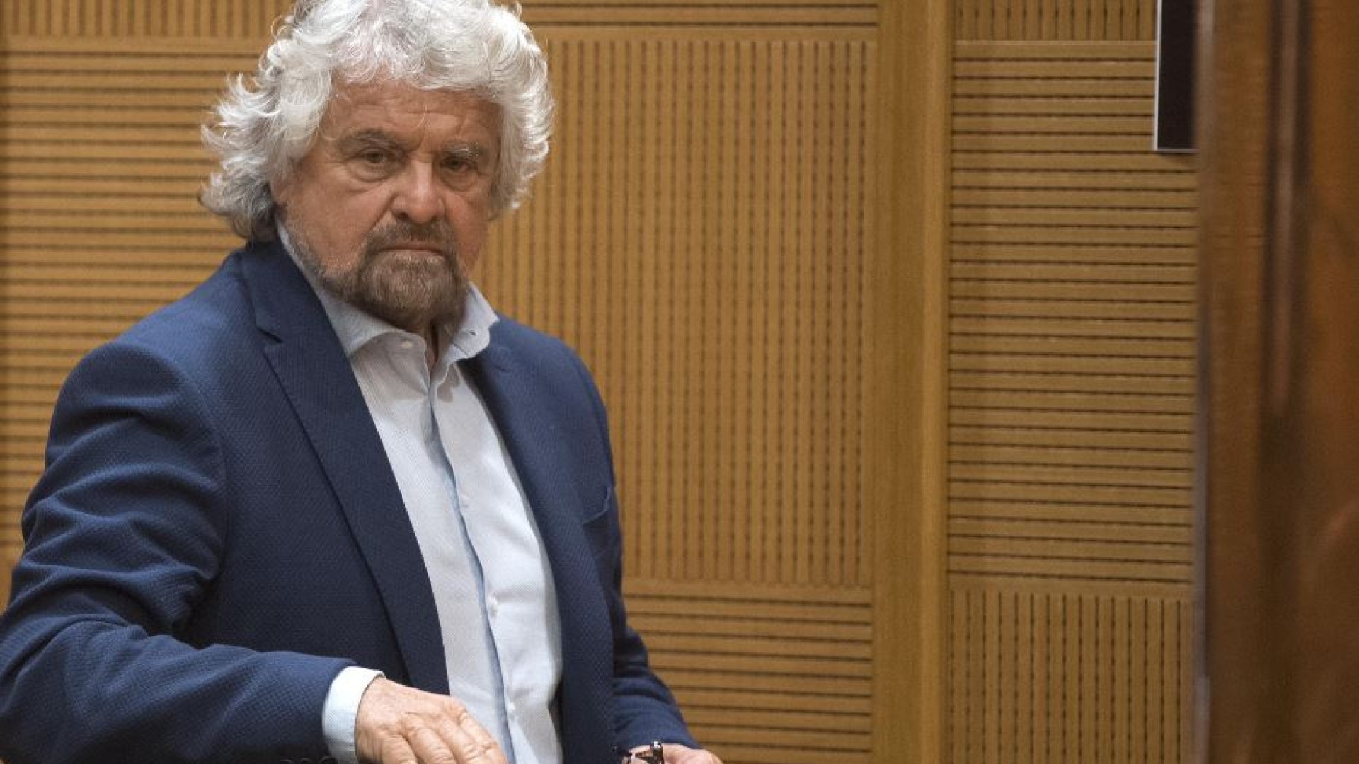 Immagine di Beppe Grillo ricoverato per accertamenti a Cecina (Livorno)