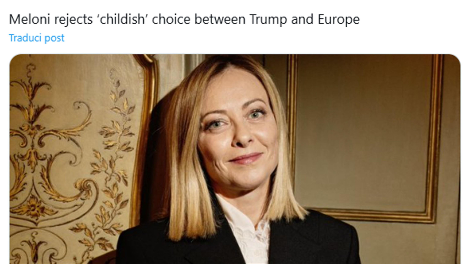 Immagine di Trumpismo e identità, Palazzo Chigi torna in "comfort zone"