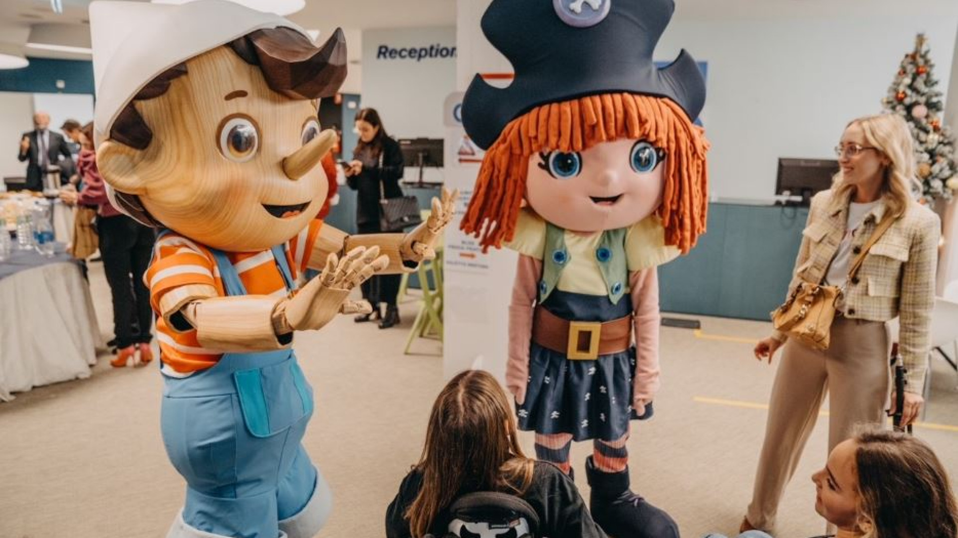 Immagine di Pinocchio al Gemelli per far vincere la paura delle cure ai pazienti