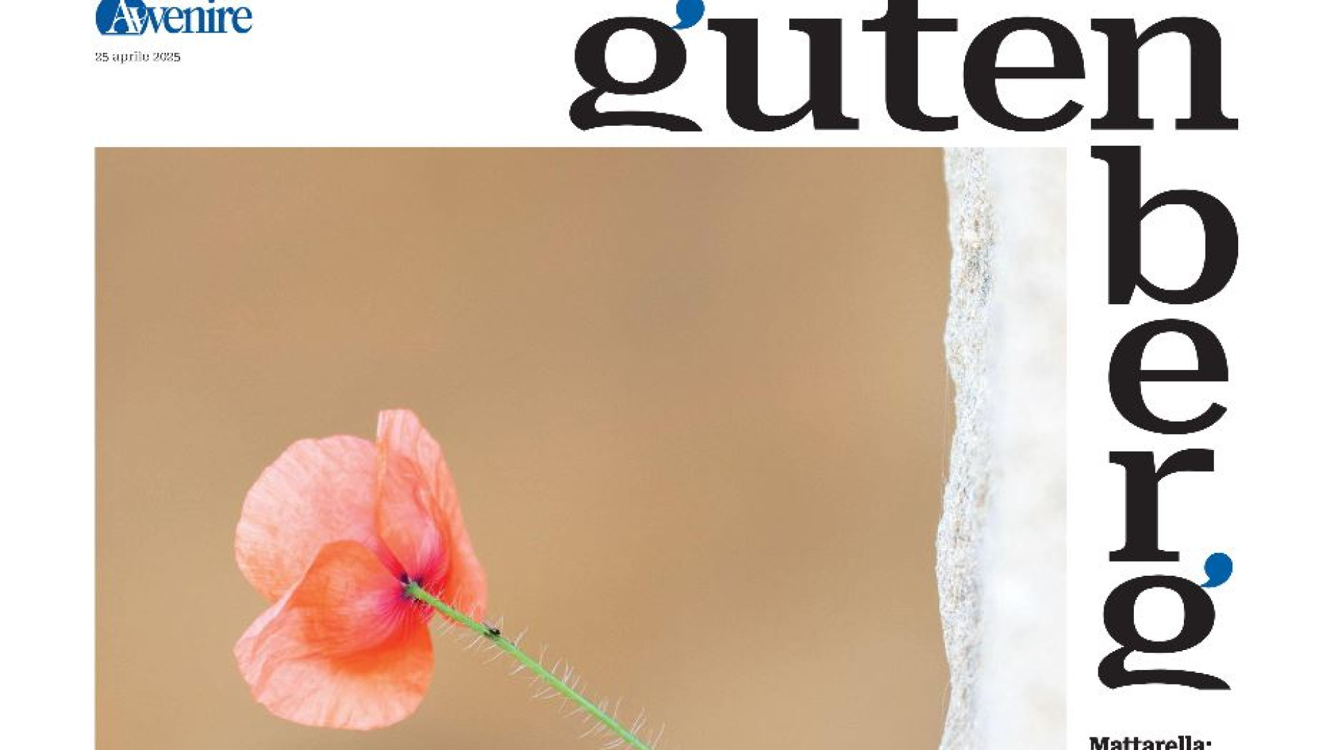 Immagine di Resistenza ieri e oggi: è Gutenberg del 25 aprile
