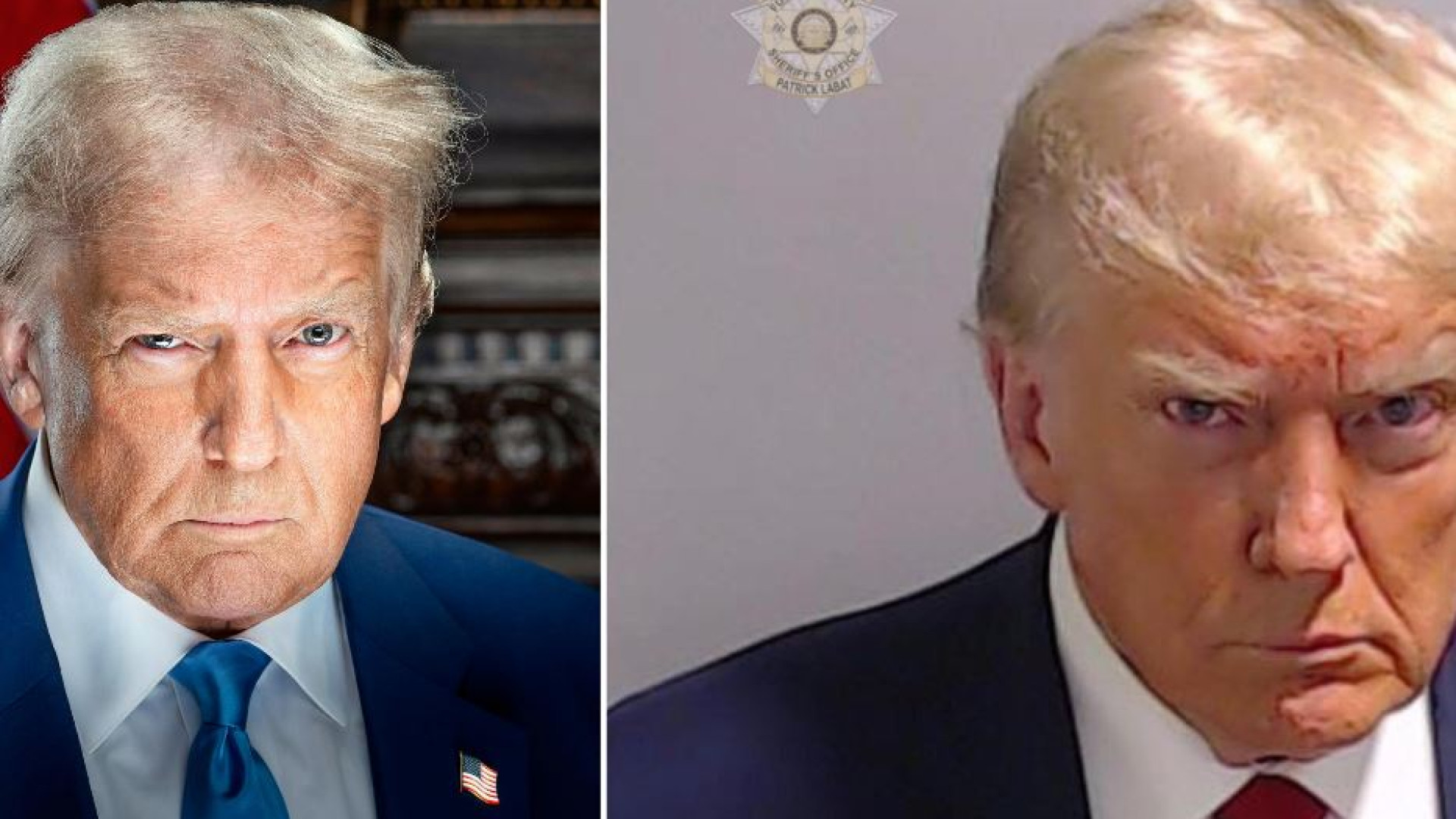 Immagine di Trump sceglie per la foto ufficiale la “faccia feroce”: «Mai arrendersi»