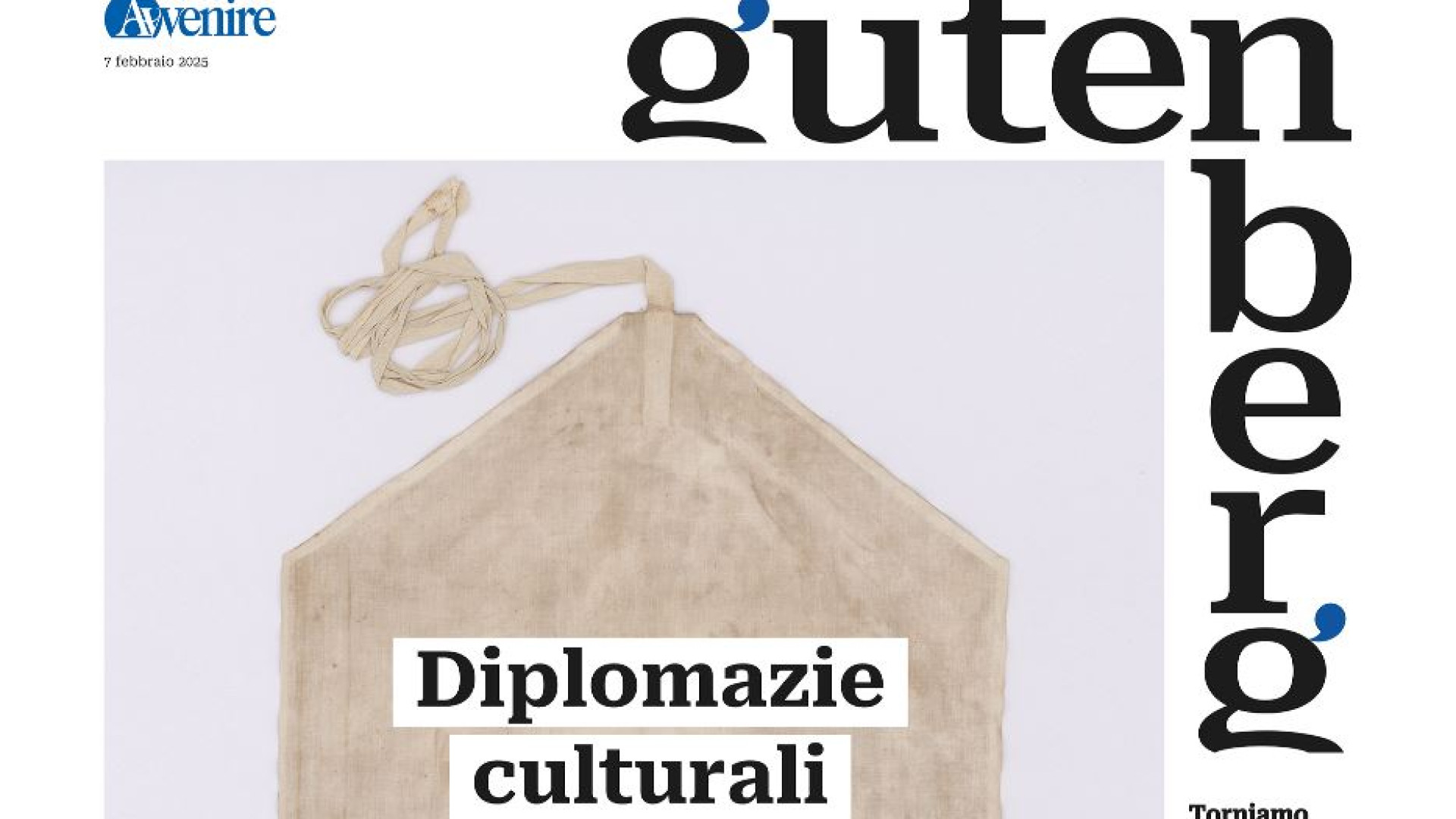 Immagine di Quando la cultura diventa diplomazia di pace: "Gutenberg" del 7 febbraio
