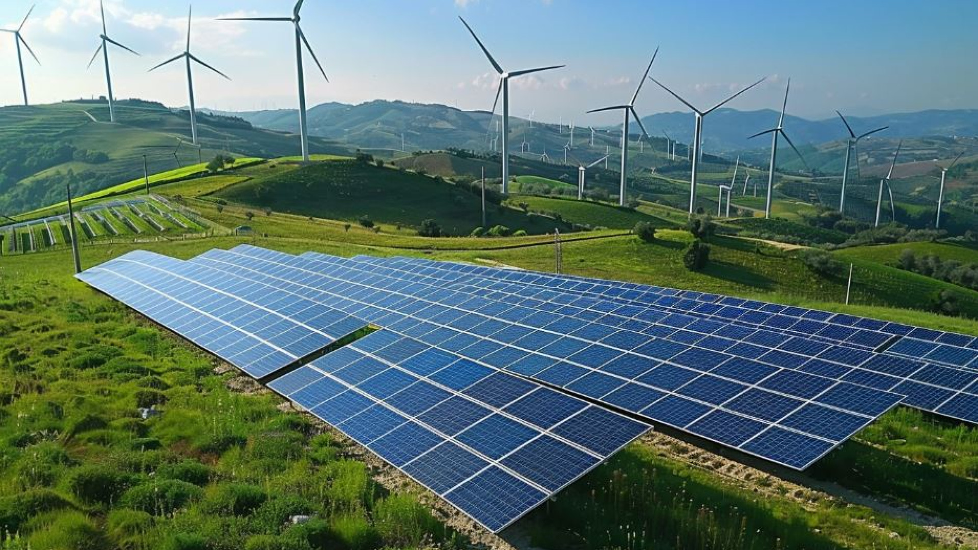 Immagine di Crescita record dell'energia pulita: copre la metà della domanda totale