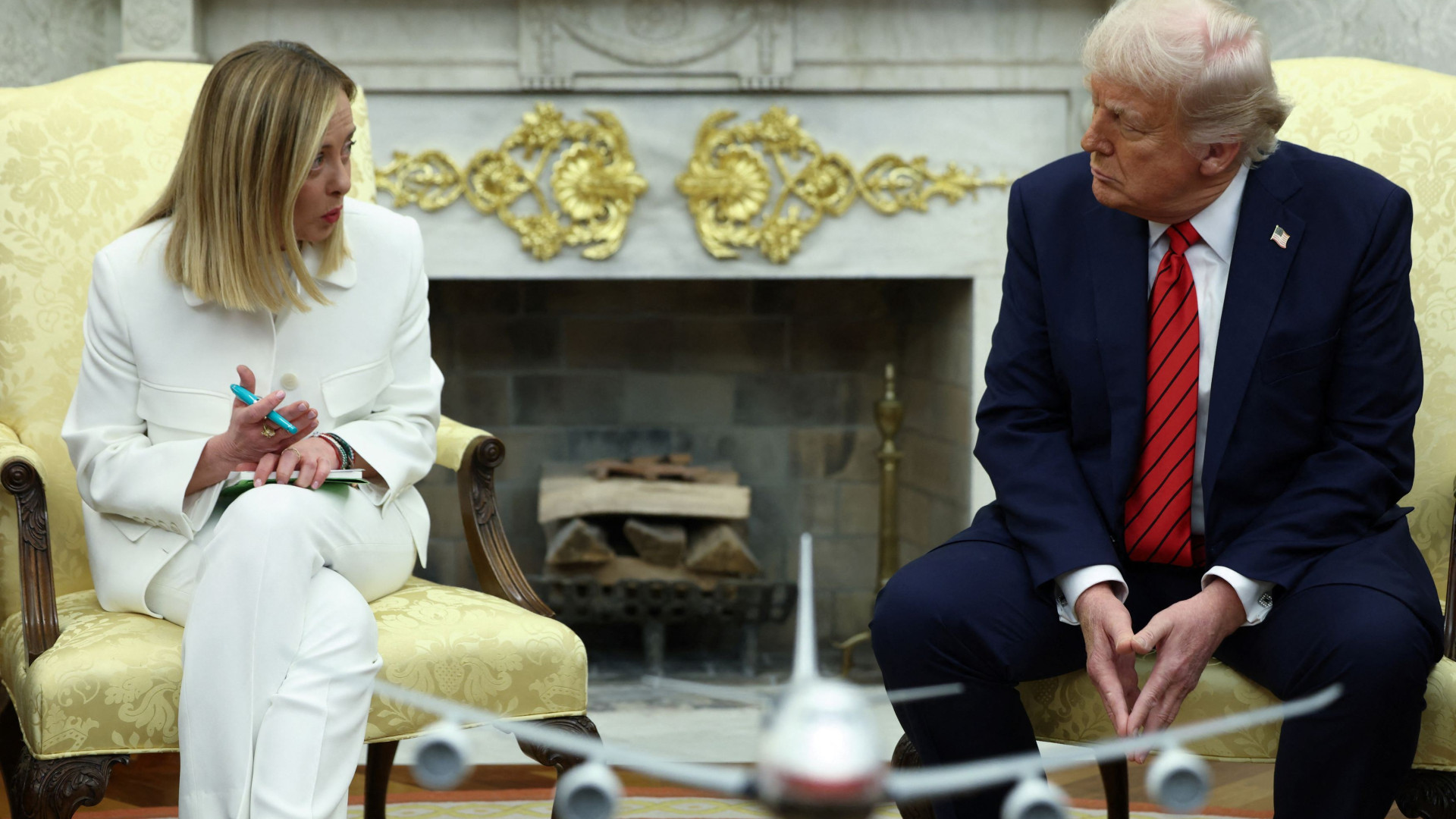 Immagine di Asse sui valori e aumento dell'import: Meloni ammorbidisce Trump
