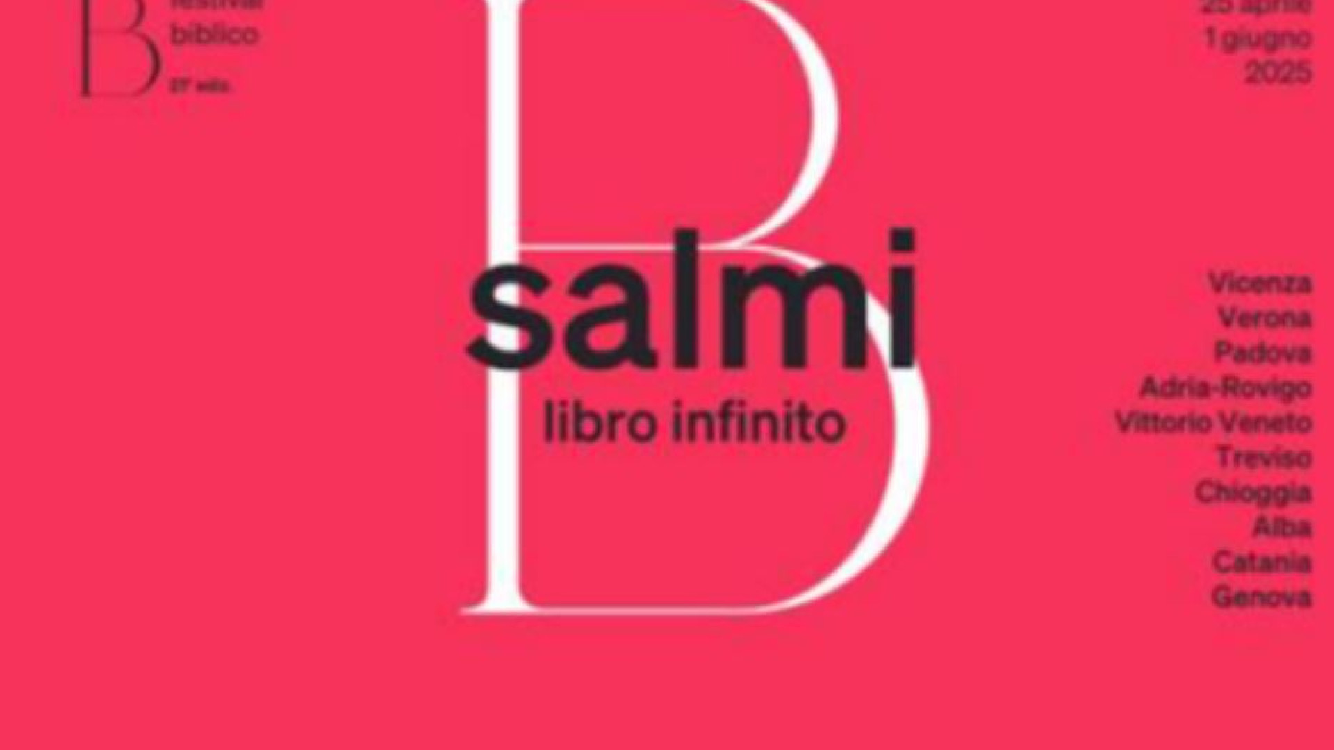Immagine di Il libro infinito dei Salmi si svela al Festival Biblico