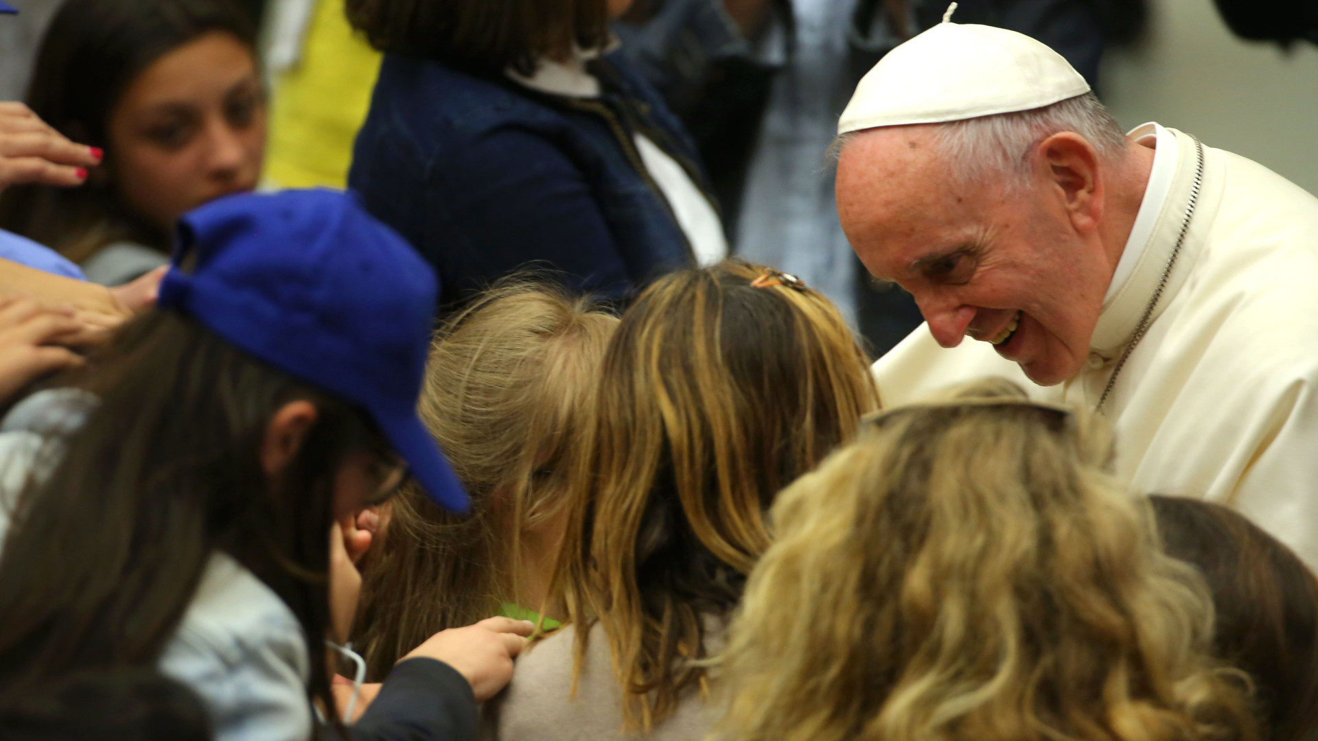 Immagine di Esperti da tutto il mondo con il Papa sui diritti dei bambini