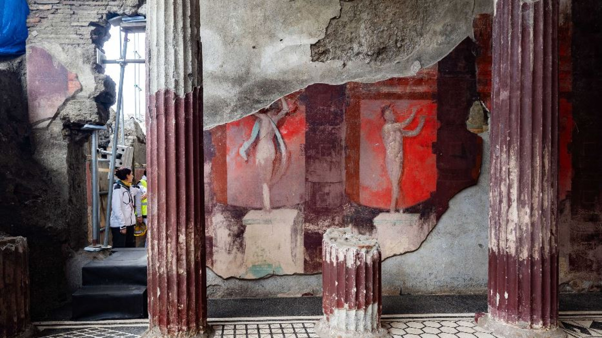 Immagine di Scoperta a Pompei una nuova villa dei Misteri