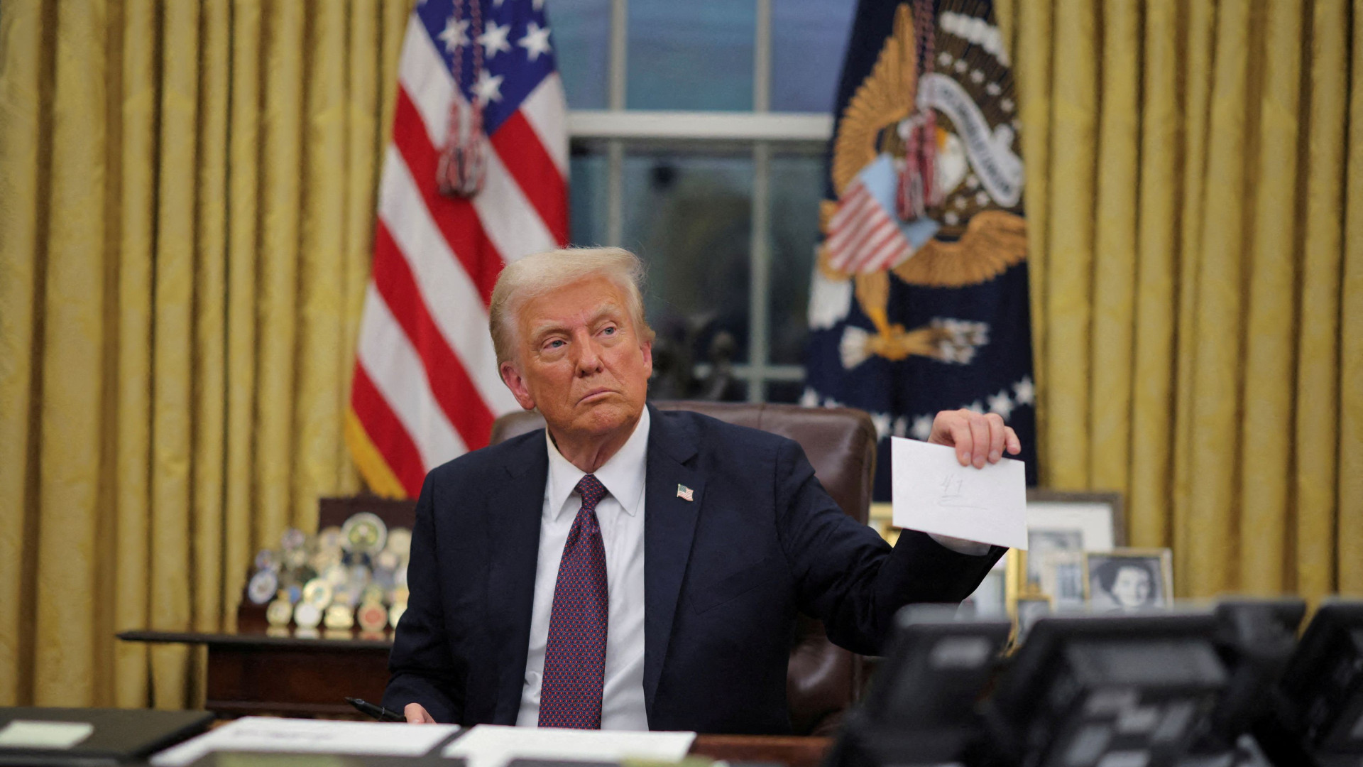 Immagine di Trump non esclude un'indagine su Biden: «Passi quello che ho passato io»