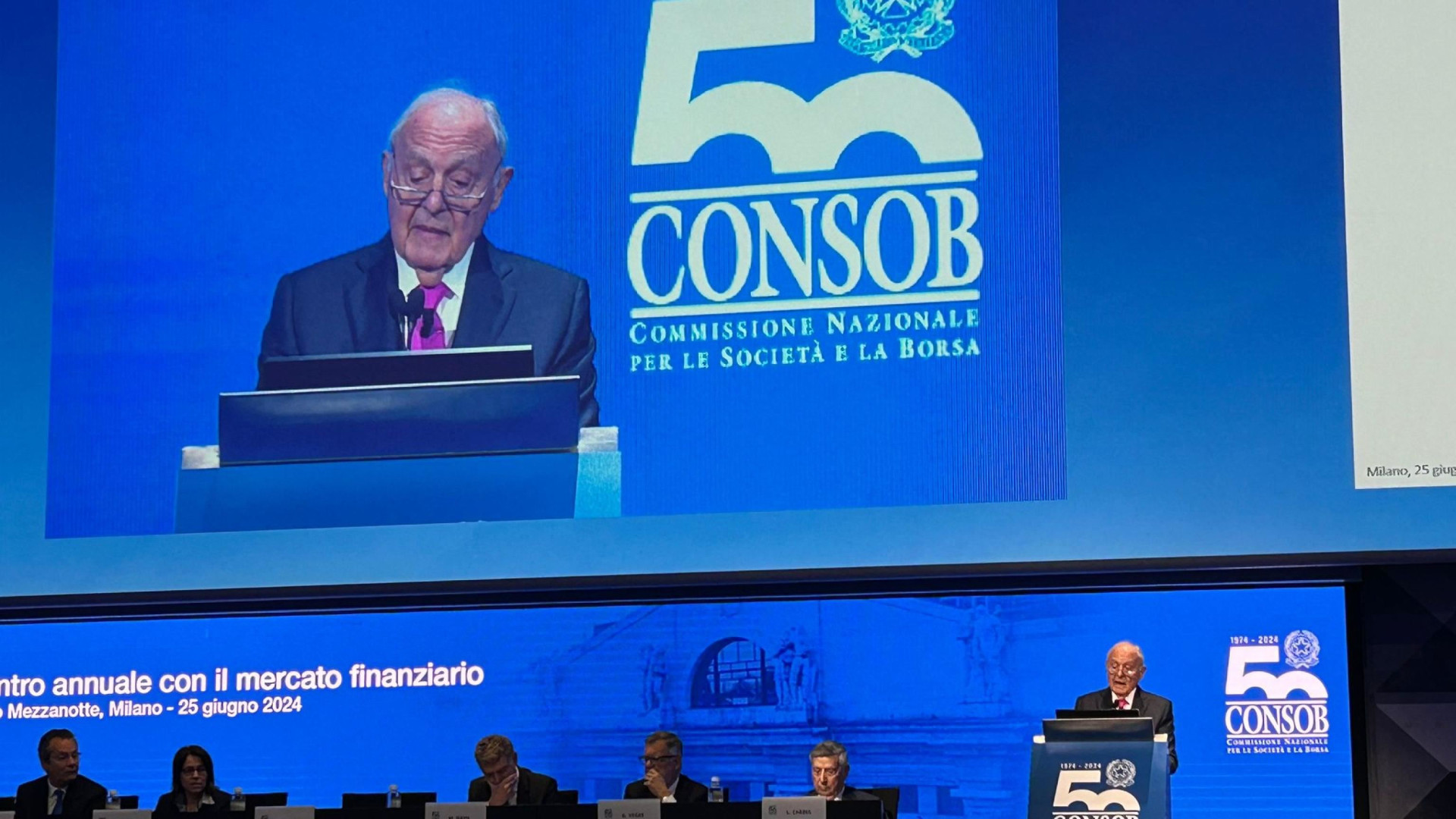 Immagine di Il presidente della Consob, Savona: «La finanza non sia fine a sé stessa»