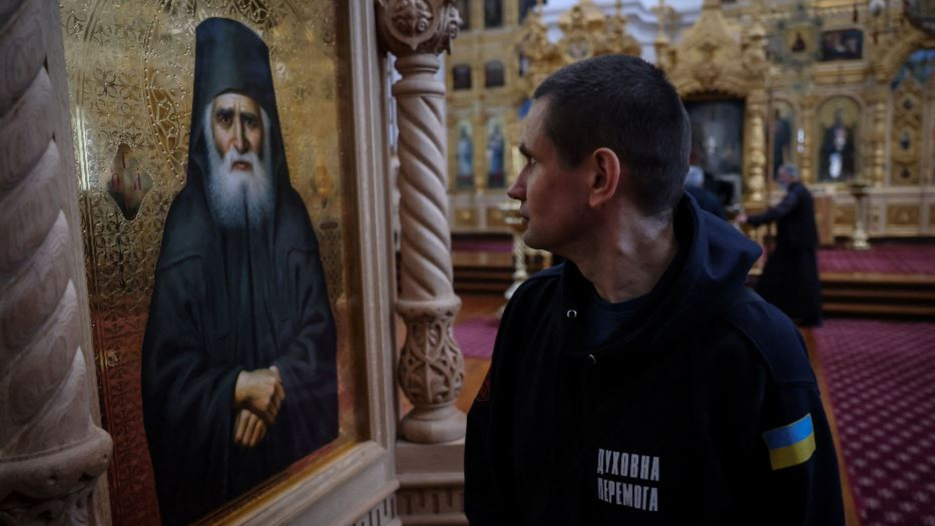Immagine di I soldati ucraini sul monte Athos per guarire le ferite della guerra
