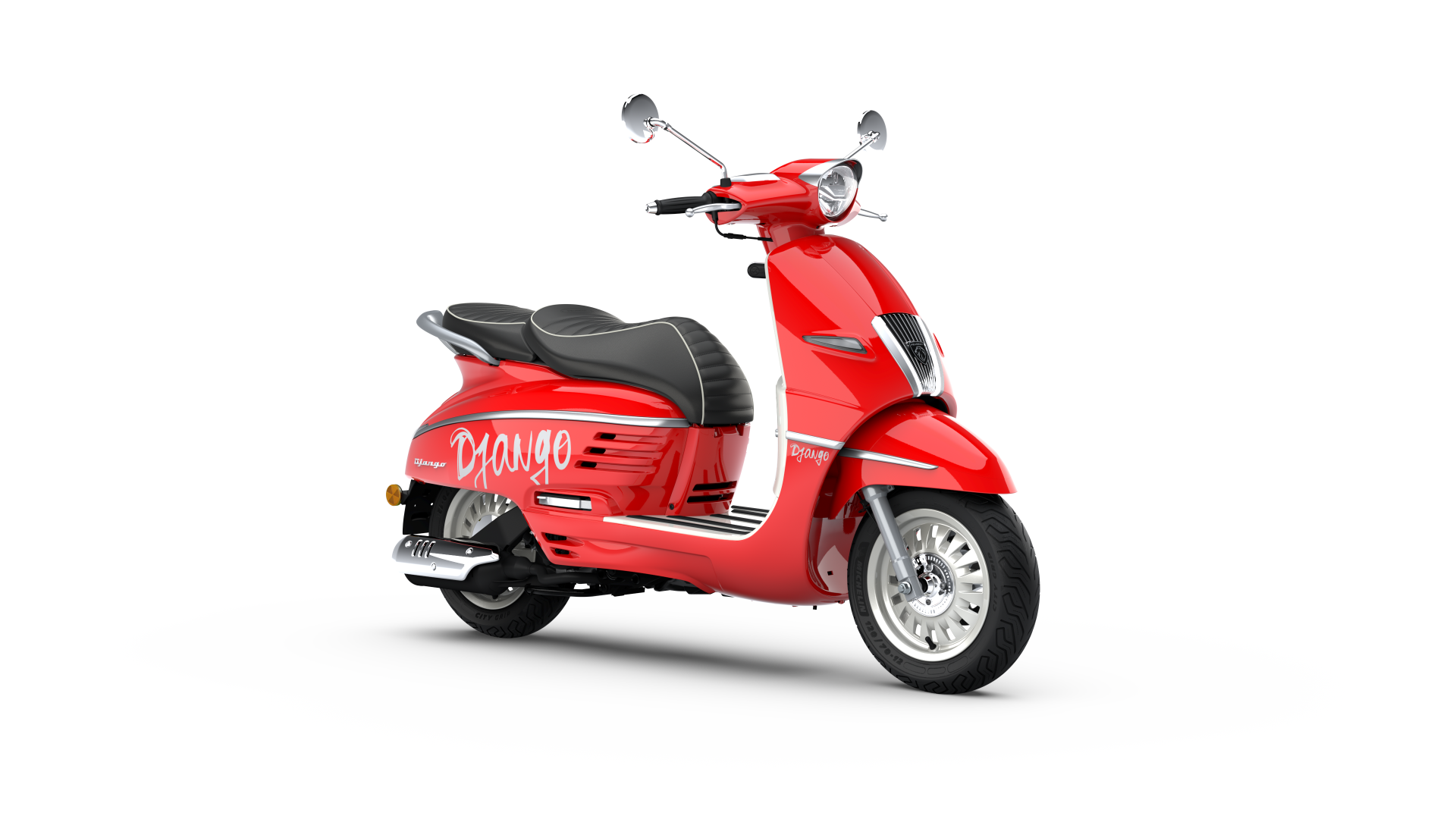 Immagine di Django, lo scooter neo-retrò ora viaggia nel multiverso