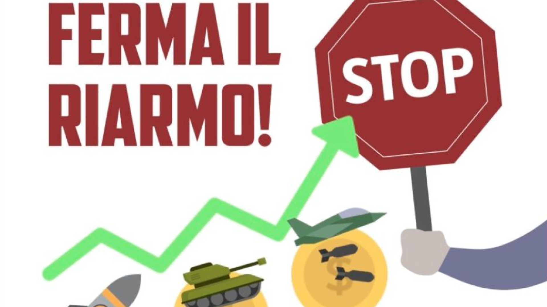 Immagine di «Ferma il riarmo». Parte la mobilitazione della società civile contro ReArm Eu